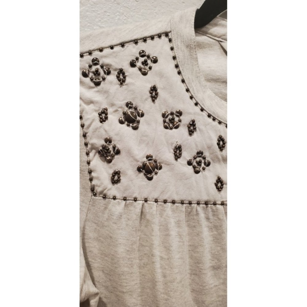 BANANA REPUBLIC Ivory Long Sleeve Blouse - Picture 3 of 4